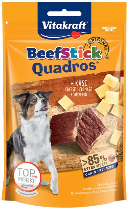 Beef-Stick Quadros ost 70 g - Maxi Zoo Danmark