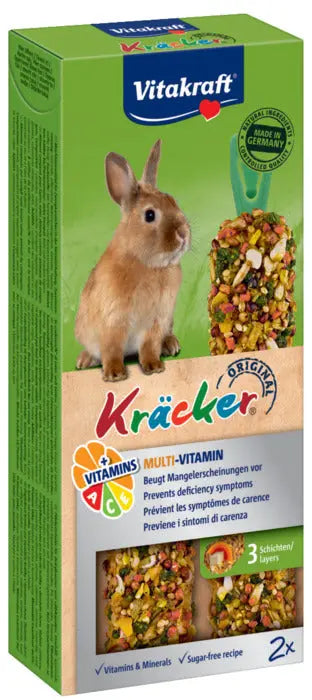 Kräcker kanin Multi-Vitamin 2 x 56 g - Maxi Zoo Danmark