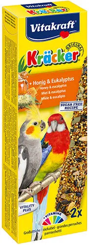 Kräcker parakit Honning & Eukalyptus 2x90g - Maxi Zoo Danmark