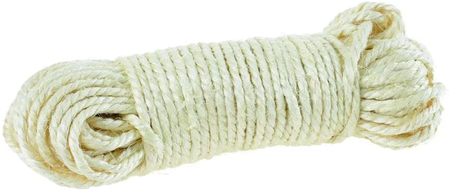 Sisal reb Ø 5 mm x 37,5 m - Maxi Zoo Danmark