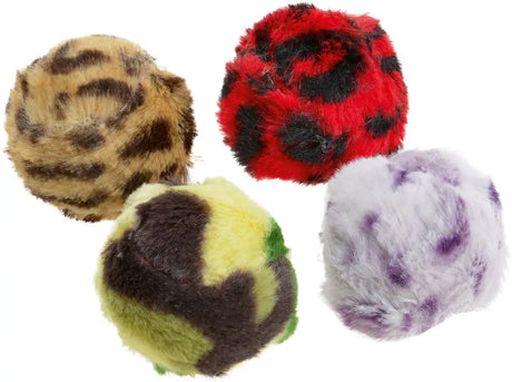 Bold m/rangle 4 stk, Ø 4,5 cm ass farver - Maxi Zoo Danmark