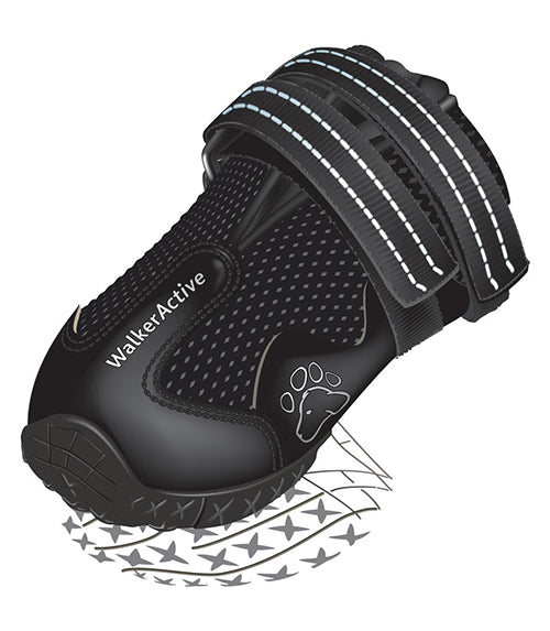 Hundesko Walker Active M 2 stk sort - Maxi Zoo Danmark