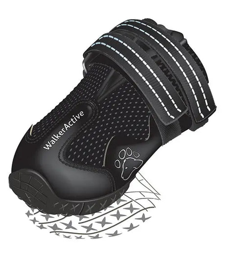 Hundesko Walker Active L 2 stk sort - Maxi Zoo Danmark