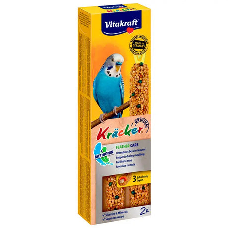 Undulat Kräcker fældningshjælp 2x27 g - Maxi Zoo Danmark
