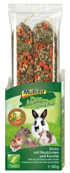 Sticks gulerod 100 g - Maxi Zoo Danmark