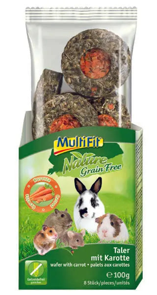 Snacks gulerod 100 g - Maxi Zoo Danmark