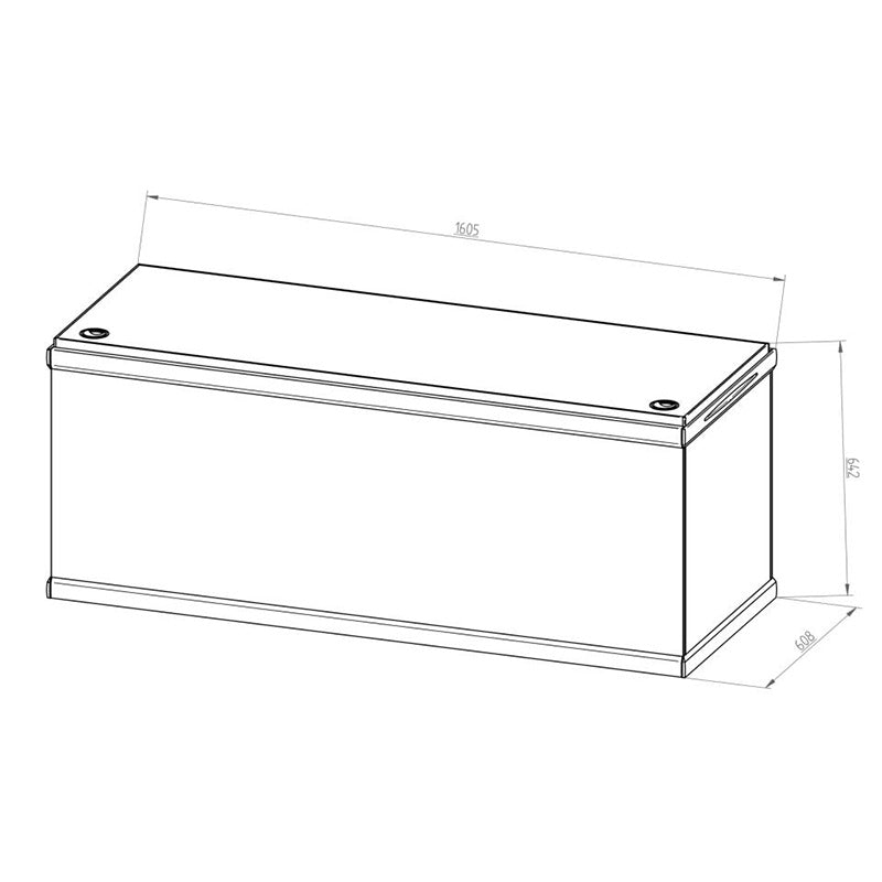 Akvarium Move 576 l, 160x60x64 cm sort - Maxi Zoo Danmark
