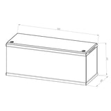 Akvarium Move 576 l, 160x60x64 cm sort - Maxi Zoo Danmark