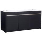 Kabinet Move 576 l, 160 x 60 x 79 cm sort