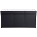Kabinet Move 576 l, 160 x 60 x 79 cm sort