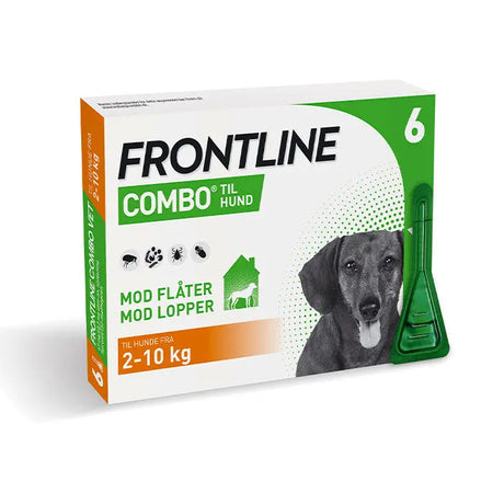 Flåt- & Loppemiddel Combo vet hund 2-10 kg-  6x0,67 ml - Maxi Zoo Danmark