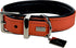 Kunstlæderhalsbånd Copenhagen 32-40cm orange/sort