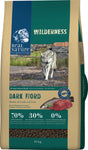 Adult Wilderness Dark Fjord kronhjort, laks & and 12 kg - Maxi Zoo Danmark