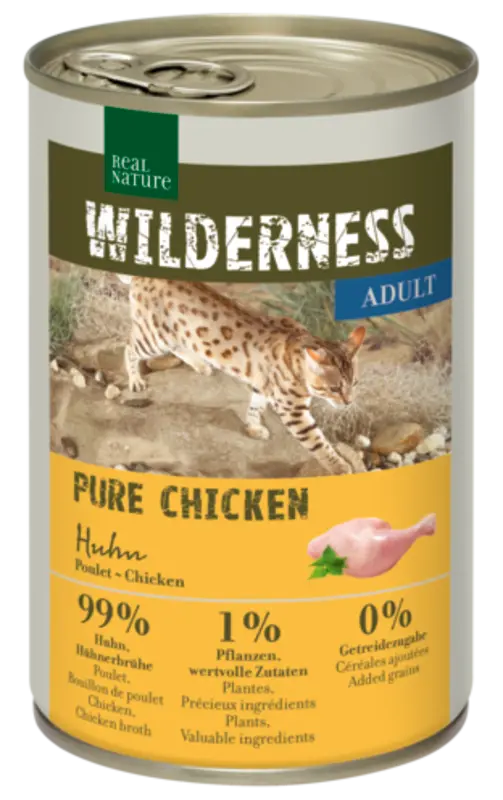 Adult Wild. Pure Chicken, dåse kylling 400 g - Maxi Zoo Danmark