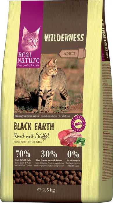 Adult Wilderness Black Earth okse & bøffel 2,5 kg - Maxi Zoo Danmark