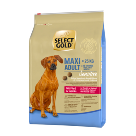 Adult Sensitive Maxi hest & tapioka - Maxi Zoo Danmark
