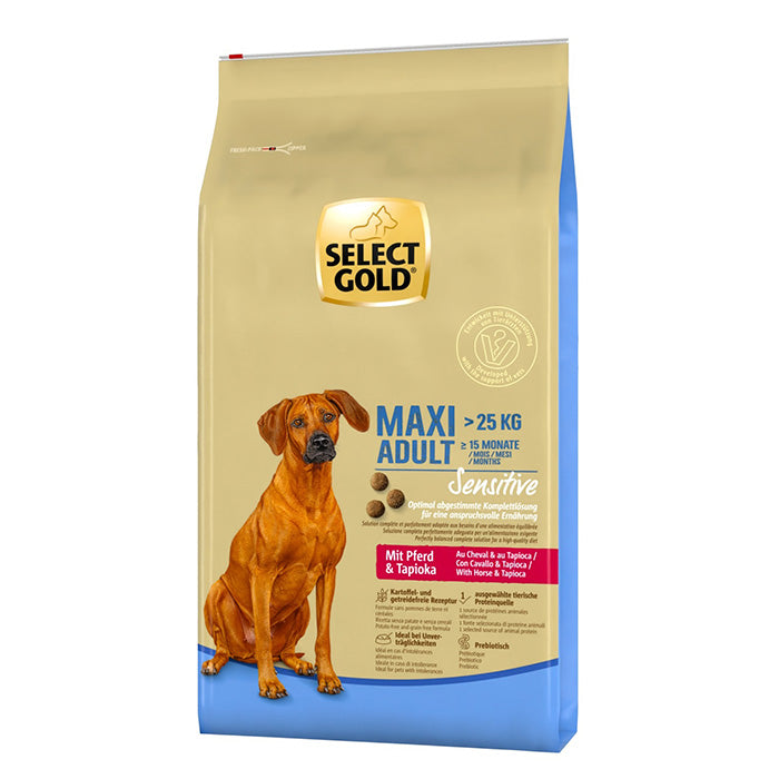 Adult Sensitive Maxi hest & tapioka 12 kg
