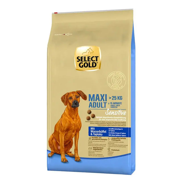 Adult Sensitive Maxi vandbøffel & tapioka 12 kg - Maxi Zoo Danmark