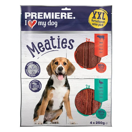 Pure Meaties XXL and & okse 4x250 g - Maxi Zoo Danmark