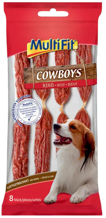 Cowboys oksepølse 8 stk 60 g - Maxi Zoo Danmark