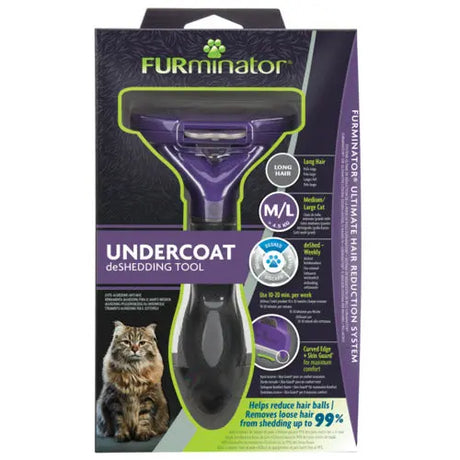 Karte langt hår kat medium/large FURMINATOR