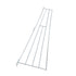 Vindues beskyttelsesgitter siden 80 x 19 cm hvid