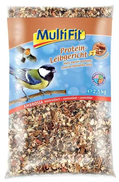 Favorit Vildtfuglefoder protein 2,5 kg - Maxi Zoo Danmark