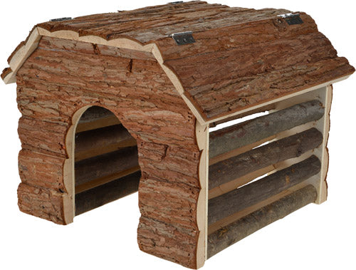 Træhus Sara m/hø hæk 35 x 27 x 33 cm