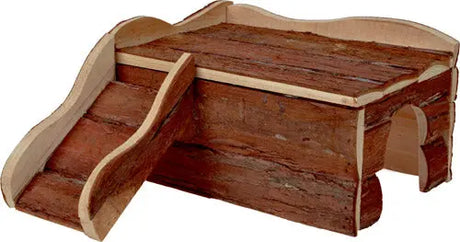 Træhus Ida m/rampe 30 x 16 x 20 cm - Maxi Zoo Danmark