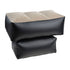 Bagsæde forlænger 60 x 25 x 35 cm sort/beige