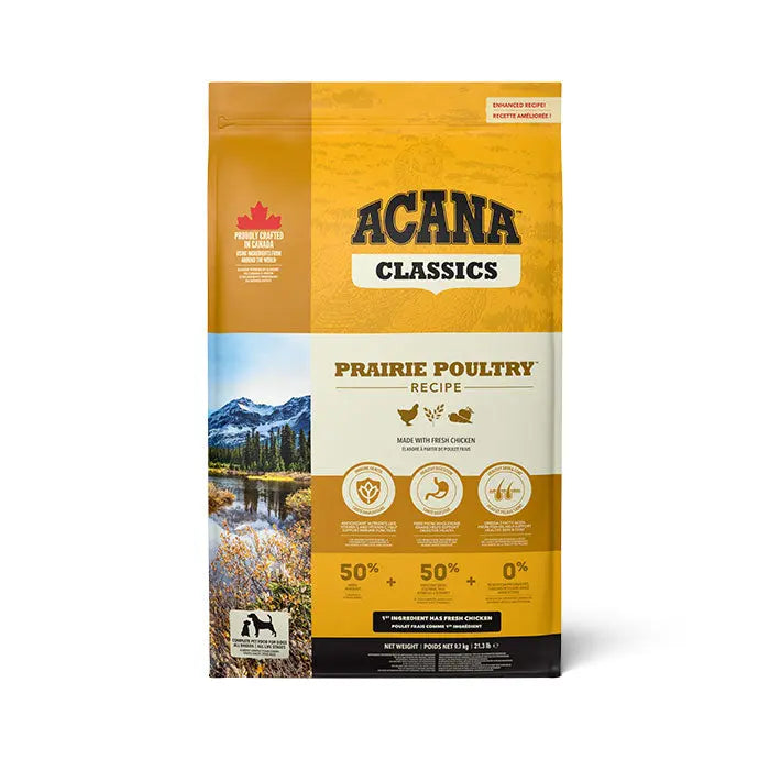 Adult Prairie Poultry kylling & fisk 9,7 kg - Maxi Zoo Danmark