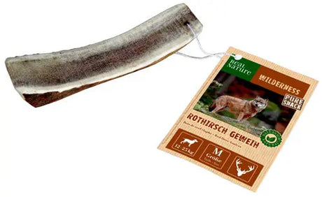 Wilderness Kronhjort Gevir halv medium 50-80 g - Maxi Zoo Danmark