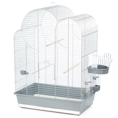 Fuglebur Eliza 54 x 34 x 75 cm sølv - Maxi Zoo Danmark