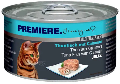 Adult Fine Filets Jelly, dåse tun & blæksprutte 100 g - Maxi Zoo Danmark