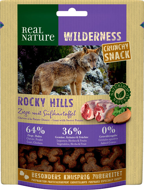 Adult Wilderness Rocky Hills snack ged & kartoffel 225 g - Maxi Zoo Danmark