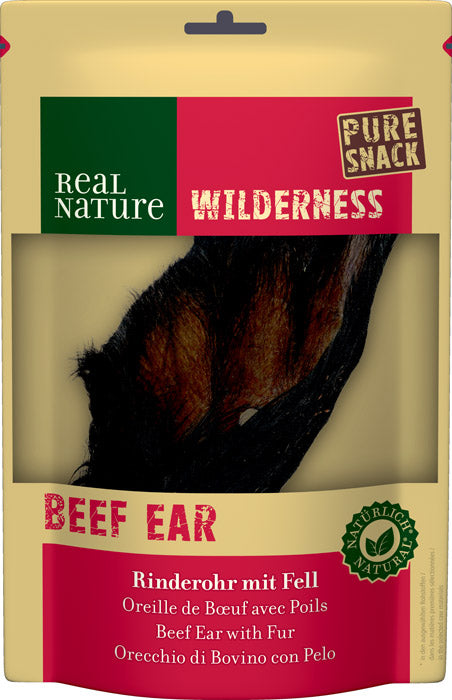 Adult Wilderness Beef Ear snack okseøre m/pels 150 g - Maxi Zoo Danmark