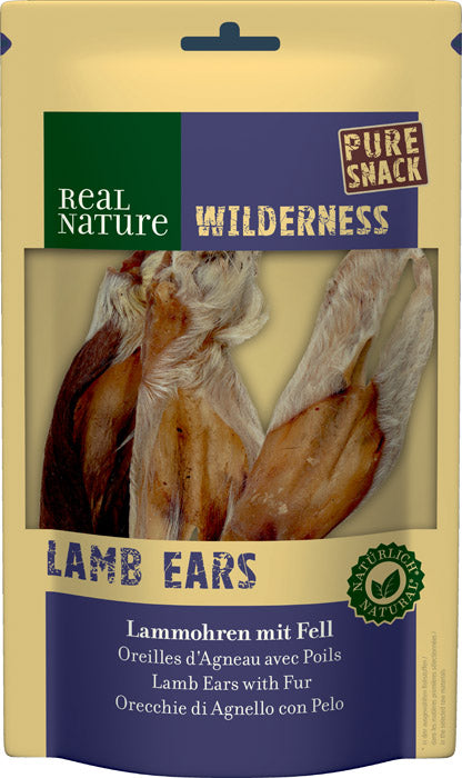 Adult Wilderness Lamb Ears snack lammeører m/pels 150 g - Maxi Zoo Danmark