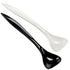 Melamin ske 23 cm sort eller hvid - Maxi Zoo Danmark