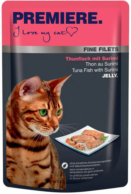 Adult Fine Filets Jelly, pouch tun & surimi 100 g - Maxi Zoo Danmark