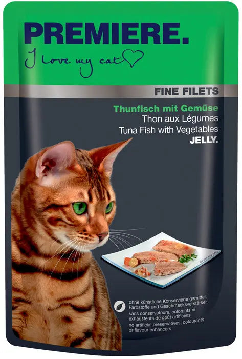 Adult Fine Filets Jelly, pouch tun & grøntsager 100 g PREMIERE