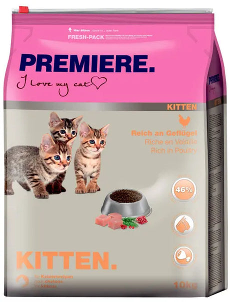 Kitten fjerkræ 10 kg - Maxi Zoo Danmark