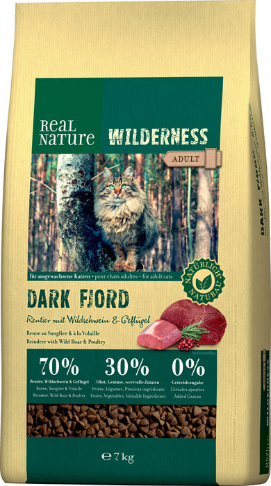 Adult Wilderness Dark Fjord kronhjort, vildsvin & and 7 kg - Maxi Zoo Danmark
