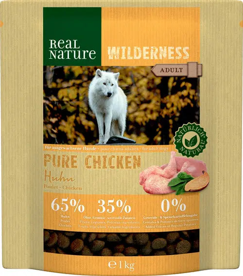 Adult Wilderness Pure Chicken kornfri kylling 1 kg - Maxi Zoo Danmark