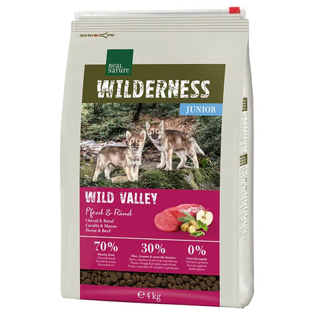 Junior Wilderness Wild Valley hest & okse 4 kg - Maxi Zoo Danmark