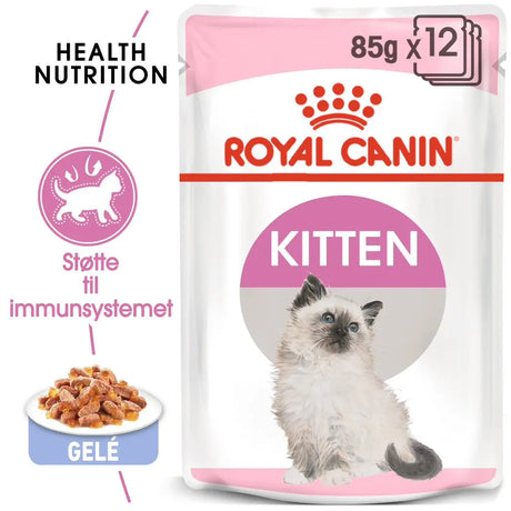 Kitten Jelly, menuboks pouch 12x85 g - Maxi Zoo Danmark
