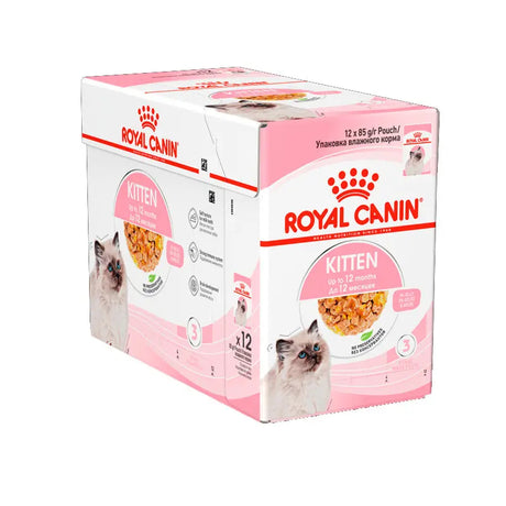 Kitten Jelly, menuboks pouch 12x85 g - Maxi Zoo Danmark