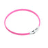 LED Nylonlyshalsbånd L/XL ca 300m synlighed pink