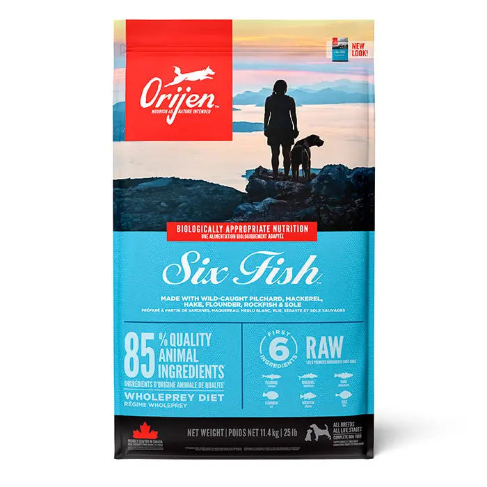 Adult Six Fish 6 slags fisk 11,4 kg - Maxi Zoo Danmark