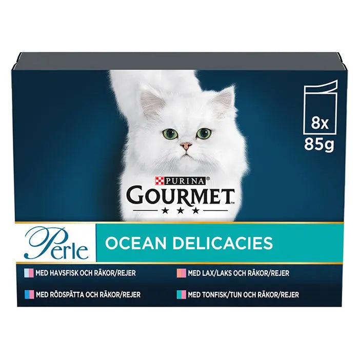 Adult menuboks, pouch hav delikatesser 8x85 g GOURMET
