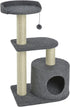 Kradsemiljø Ebony 61,5x35x86 grå/hvid - Maxi Zoo Danmark